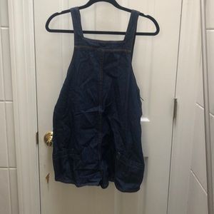 Denim romper